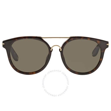 Givenchy Men's Dark Havana Pilot Sunglasses GV7034S